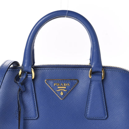 Prada Saffiano Lux Small Promenade Tote Azzurro 16 of 20