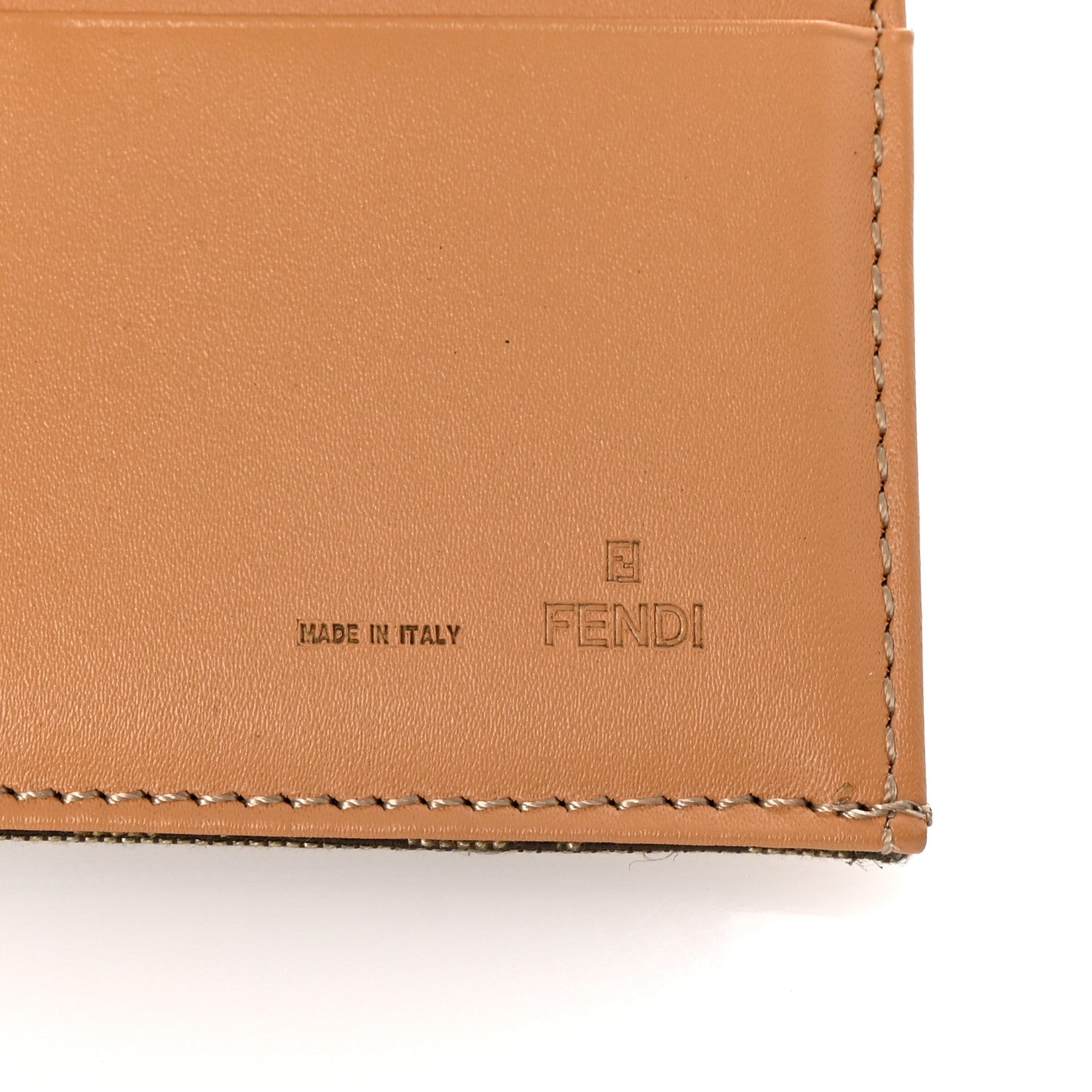 Fendi Zucchino Forever Continental Wallet Toro Natural 6 of 8