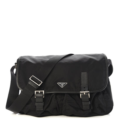 Prada Nylon Vela Sport Messenger Bag Black 1 of 12