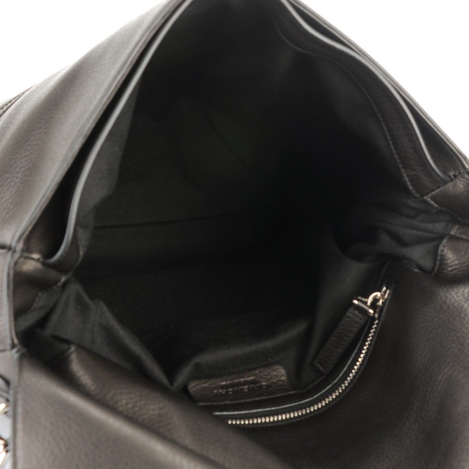 Givenchy Waxy Grained Calfskin Medium Pandora Pure Flap Bag Black 5 of 7