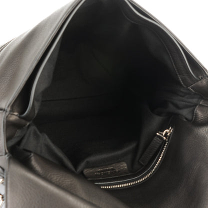 Givenchy Waxy Grained Calfskin Medium Pandora Pure Flap Bag Black 5 of 7