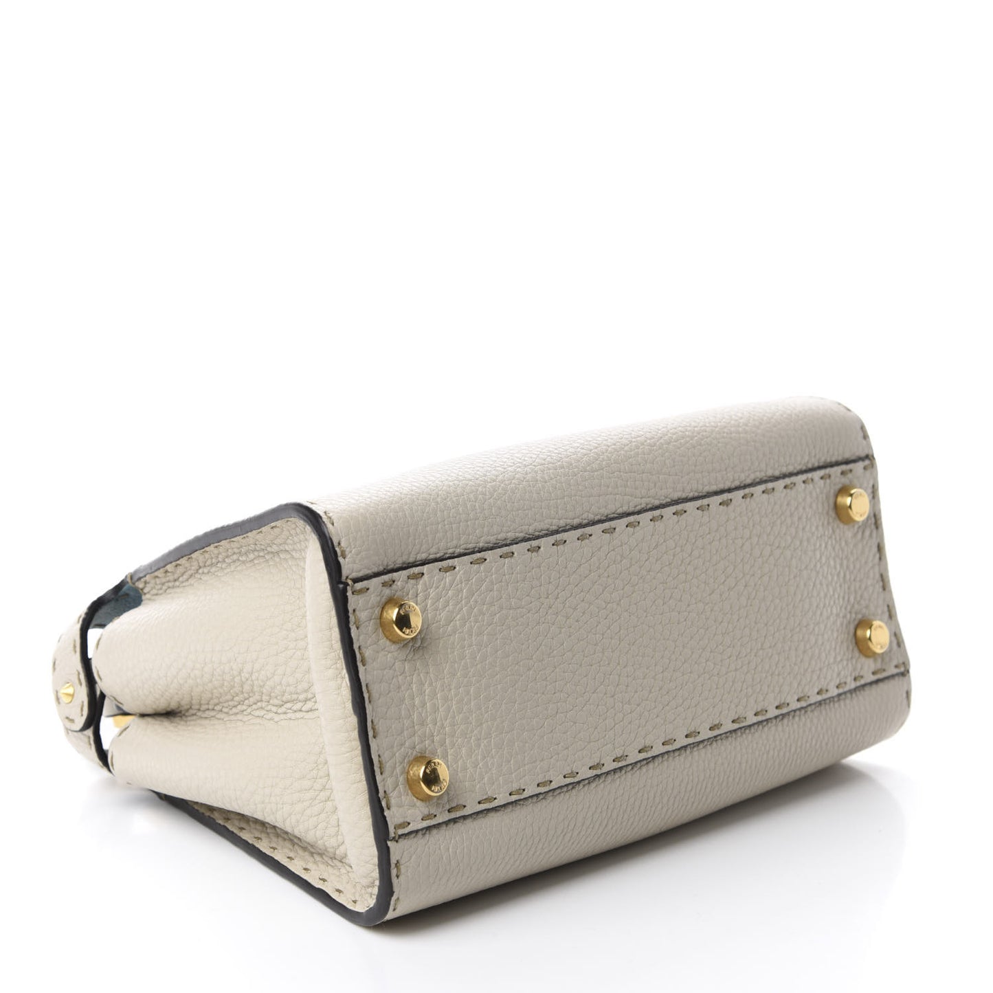 Cuoio Romano Selleria Medium Peekaboo Iconic Essentially Satchel Latte Laguna Tortora