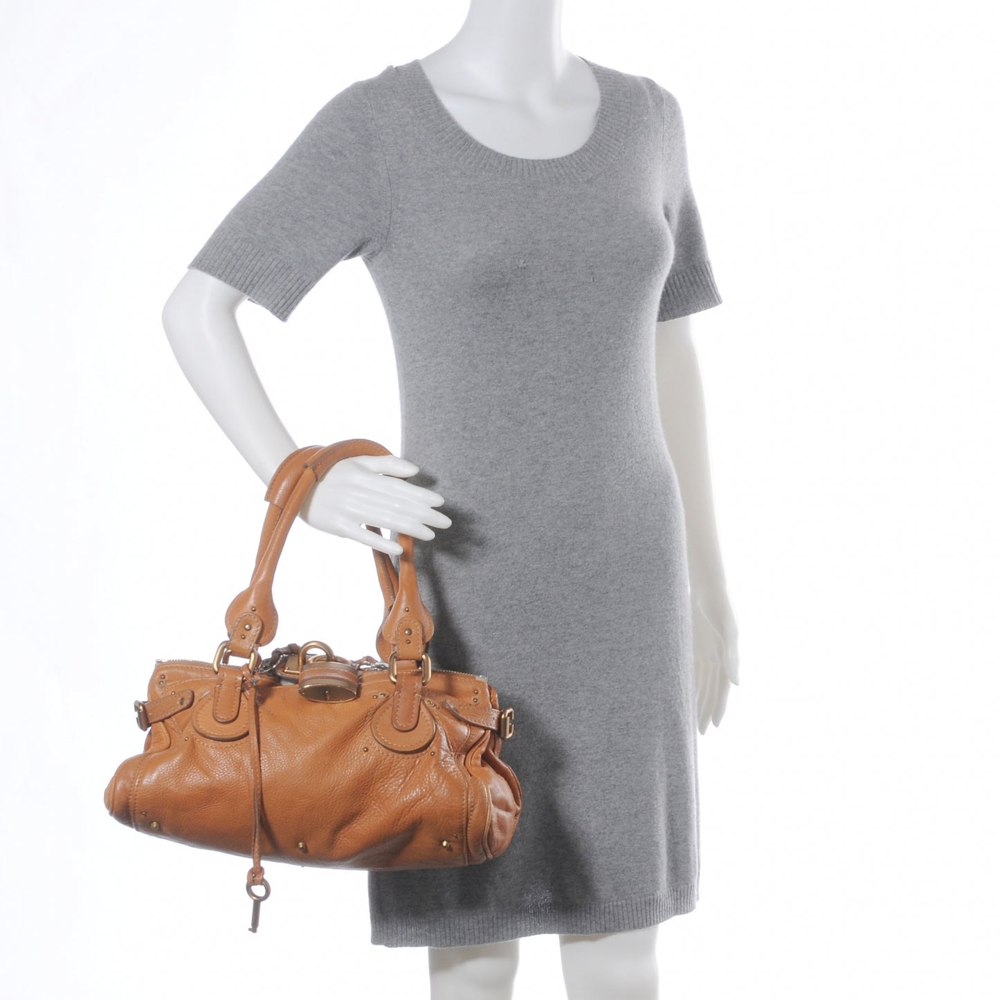 Leather Paddington Satchel Camel