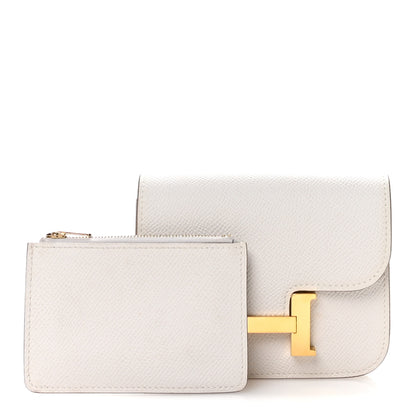 Hermes Epsom Constance Slim Wallet Gris Pale 2 of 10