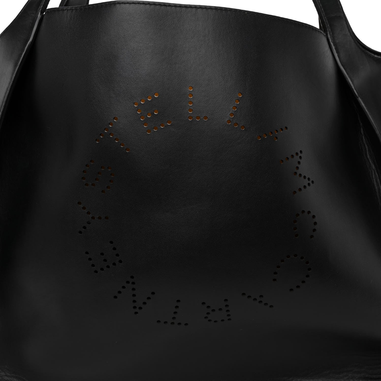 Stella McCartney Eco Alter Nappa East West Perforated Tote Black 8 of 14
