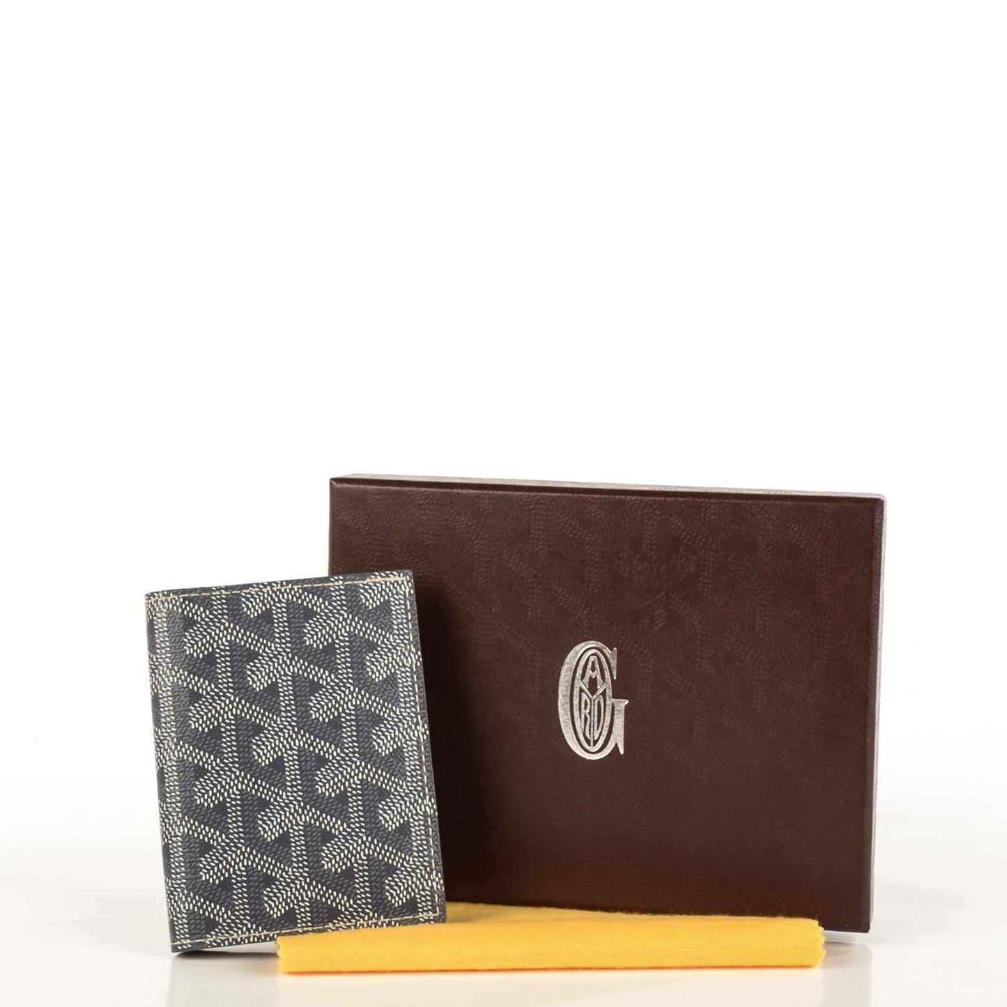 Goyardine Saint Marc Folding Card Case Grey