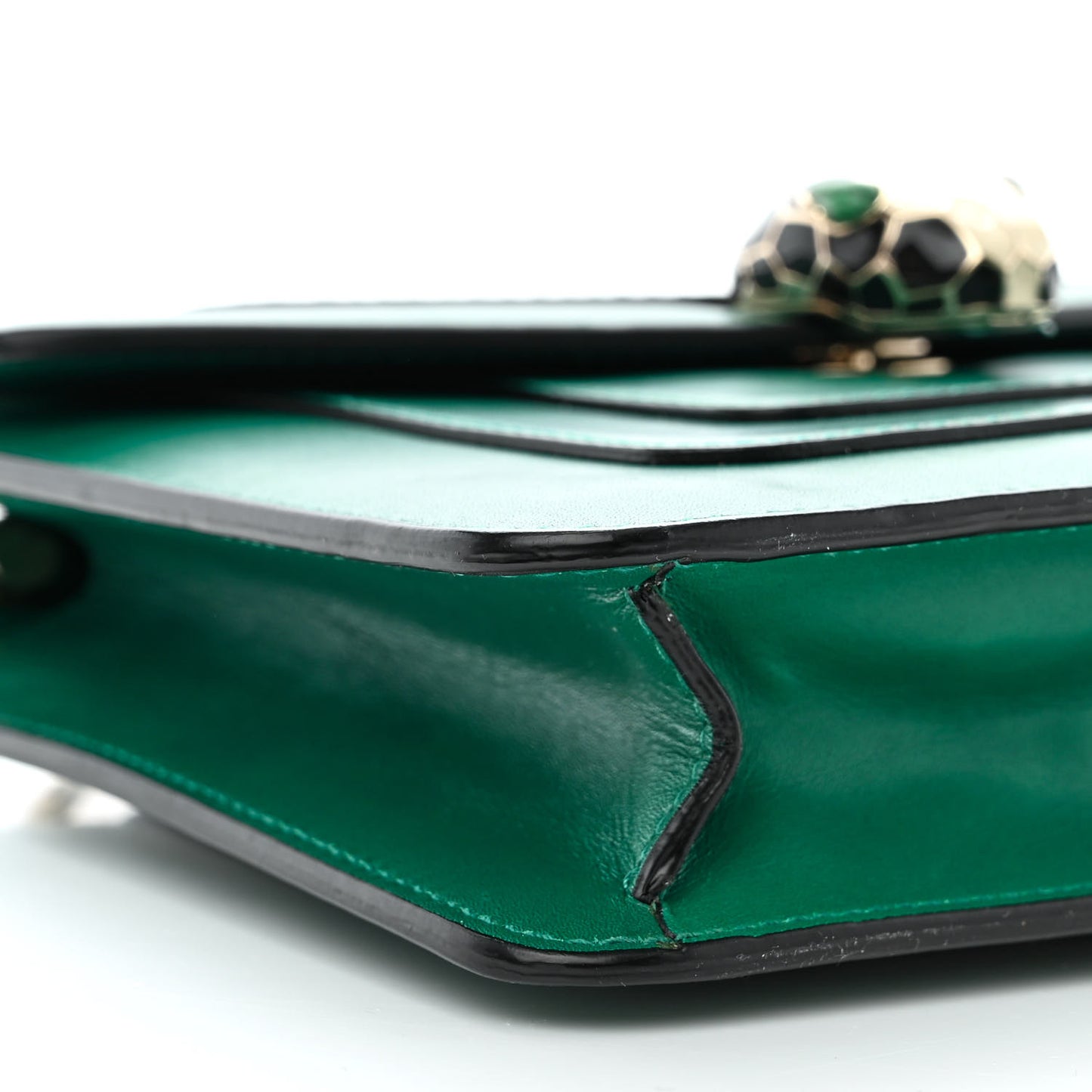 Calfskin Serpenti Forever Crossbody Bag Emerald Green