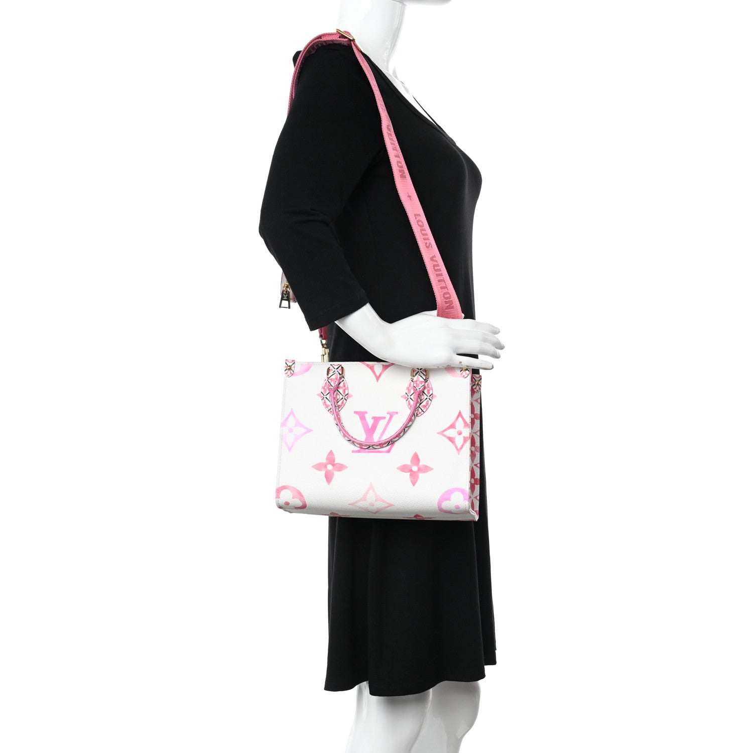 Louis Vuitton Monogram Giant By The Pool 2.0 Onthego PM Pink 3 of 17