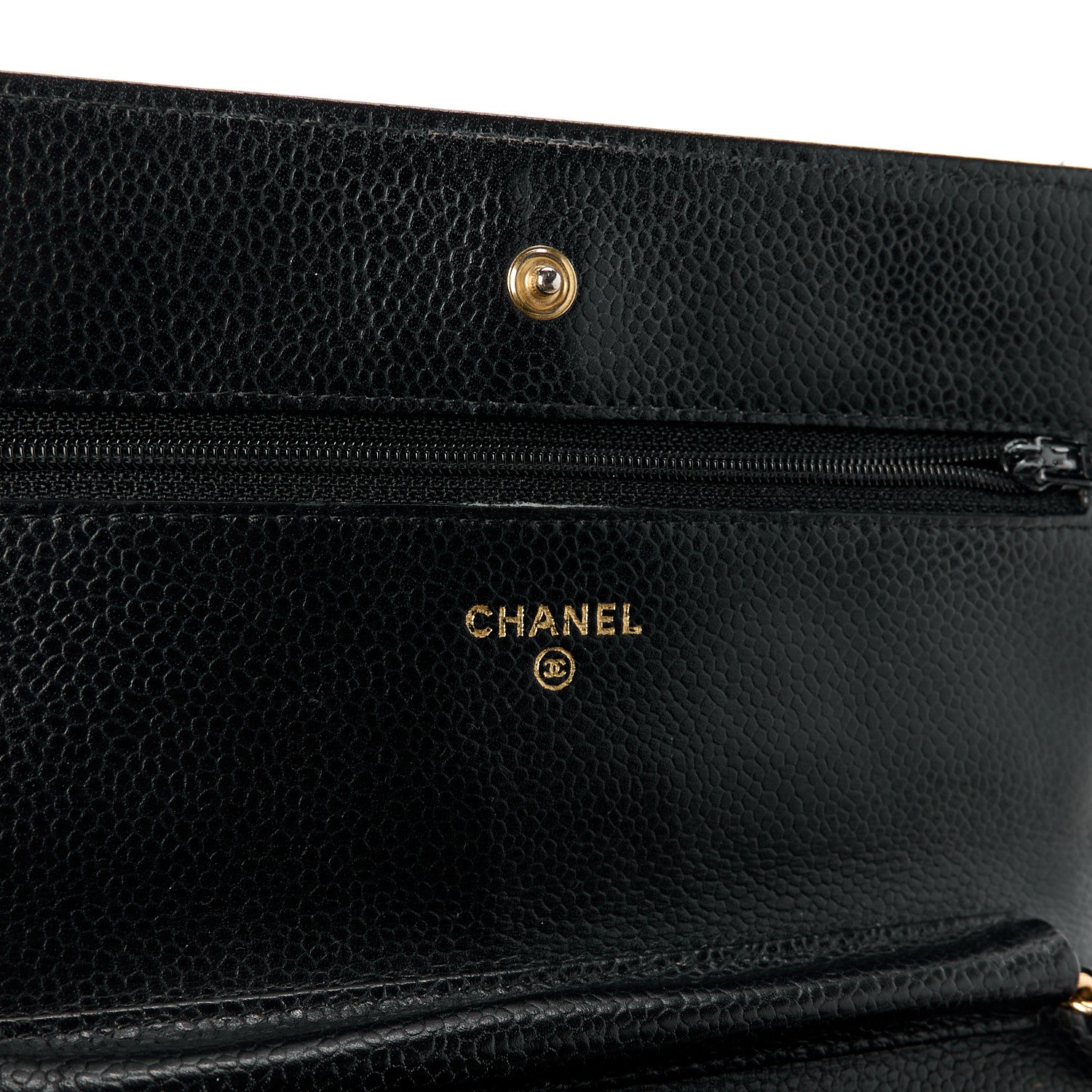 Chanel Caviar Quilted Wallet on Chain WOC Black 6 of 14