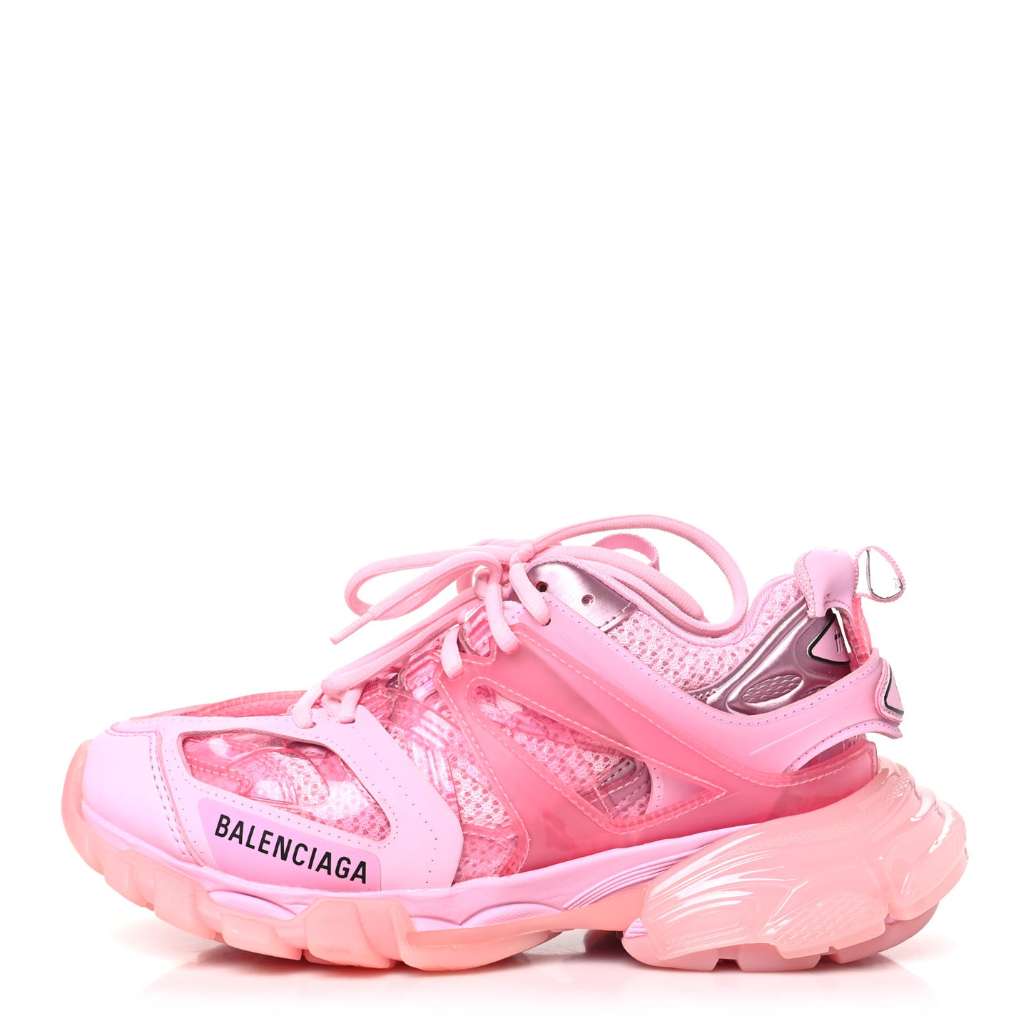 Mesh Nylon Womens Track Sneakers 36 Pink