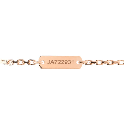 Van Cleef & Arpels 18K Rose Gold Gray Mother of Pearl Vintage Alhambra Pendant Necklace 3 of 5