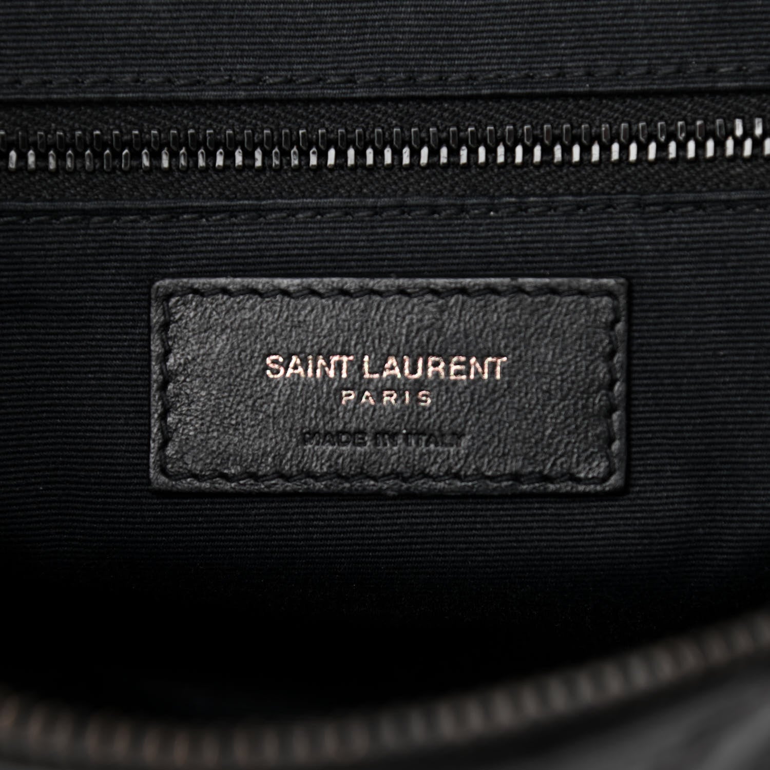 Saint Laurent Crinkled Calfskin Matelasse Monogram Niki Body Bag Black 6 of 8