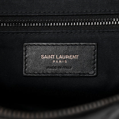 Saint Laurent Crinkled Calfskin Matelasse Monogram Niki Body Bag Black 6 of 8
