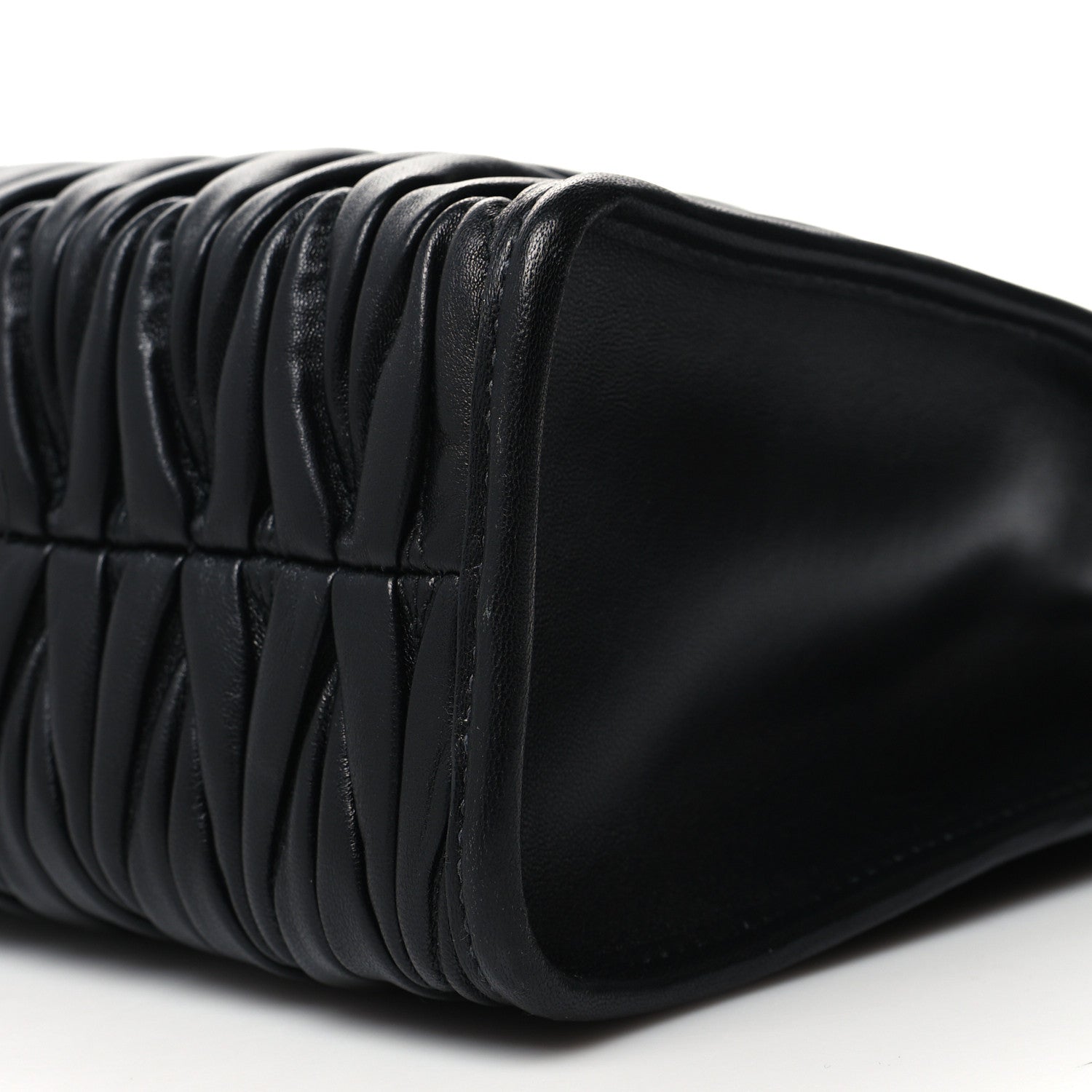 Miu Miu Nappa Matelasse Tote Bag Black 8 of 8