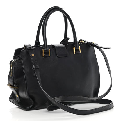 Saint Laurent Calfskin Monogram Baby Downtown Cabas Black 3 of 12