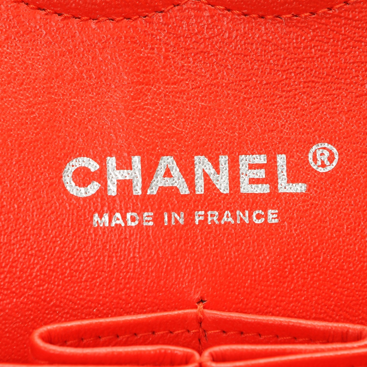 Chanel Patent Calfskin Striped Medium Double Flap Red 6 of 7