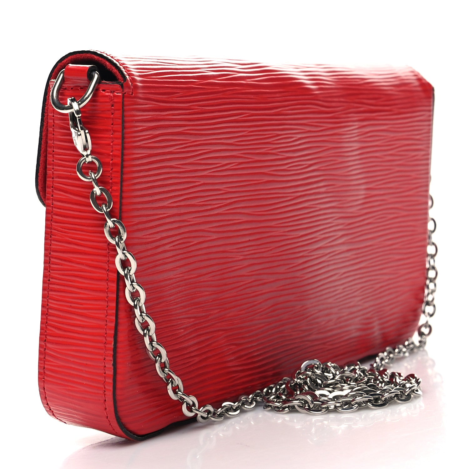 Louis Vuitton Epi Pochette Felicie Coquelicot 4 of 16