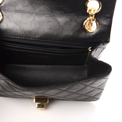 Chanel Aged Calfskin Quilted 2.55 Reissue Mini Flap Black 5 of 11