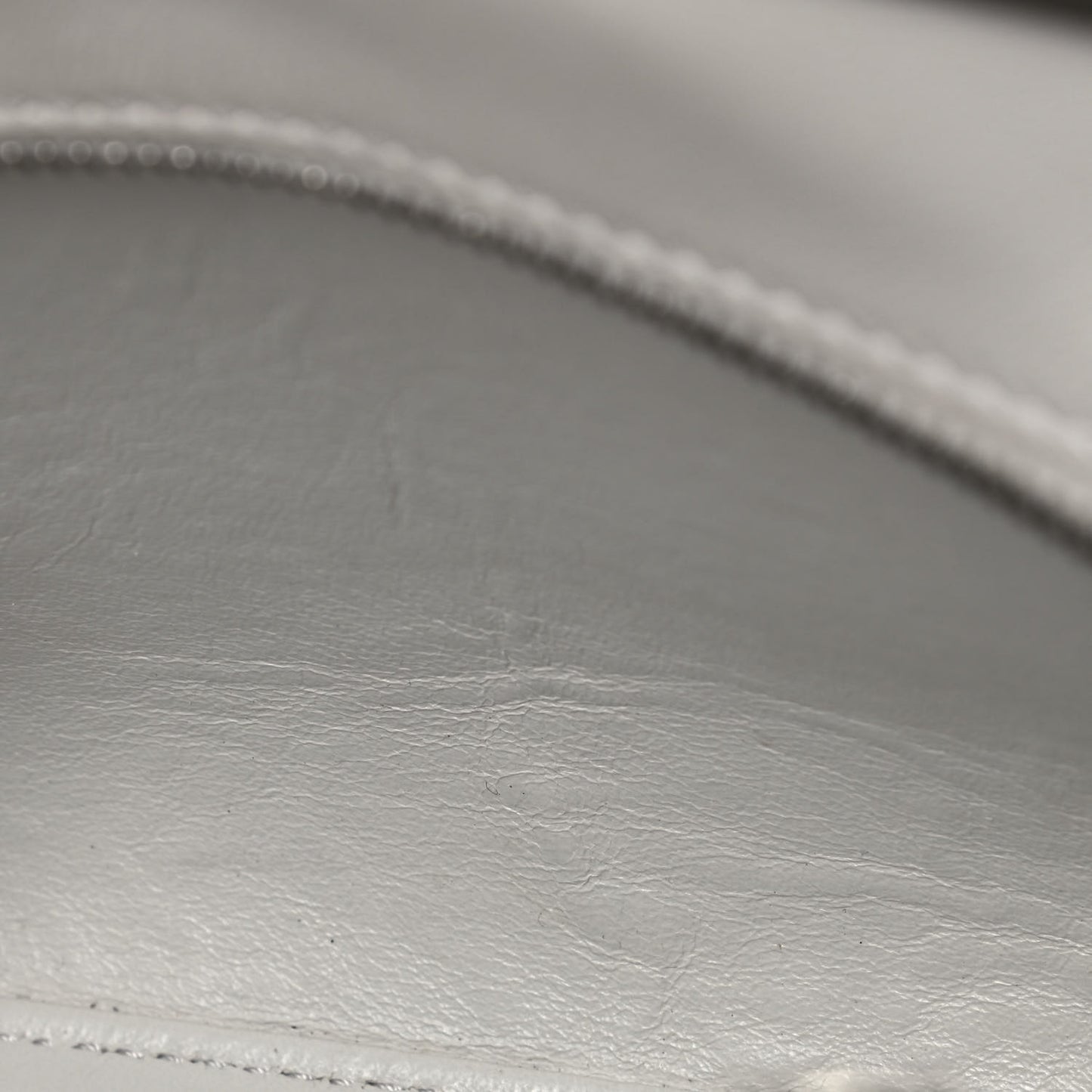 Vitello Dolce Scalloped Studded Mini 3Jours Tote White Ice Nuvola