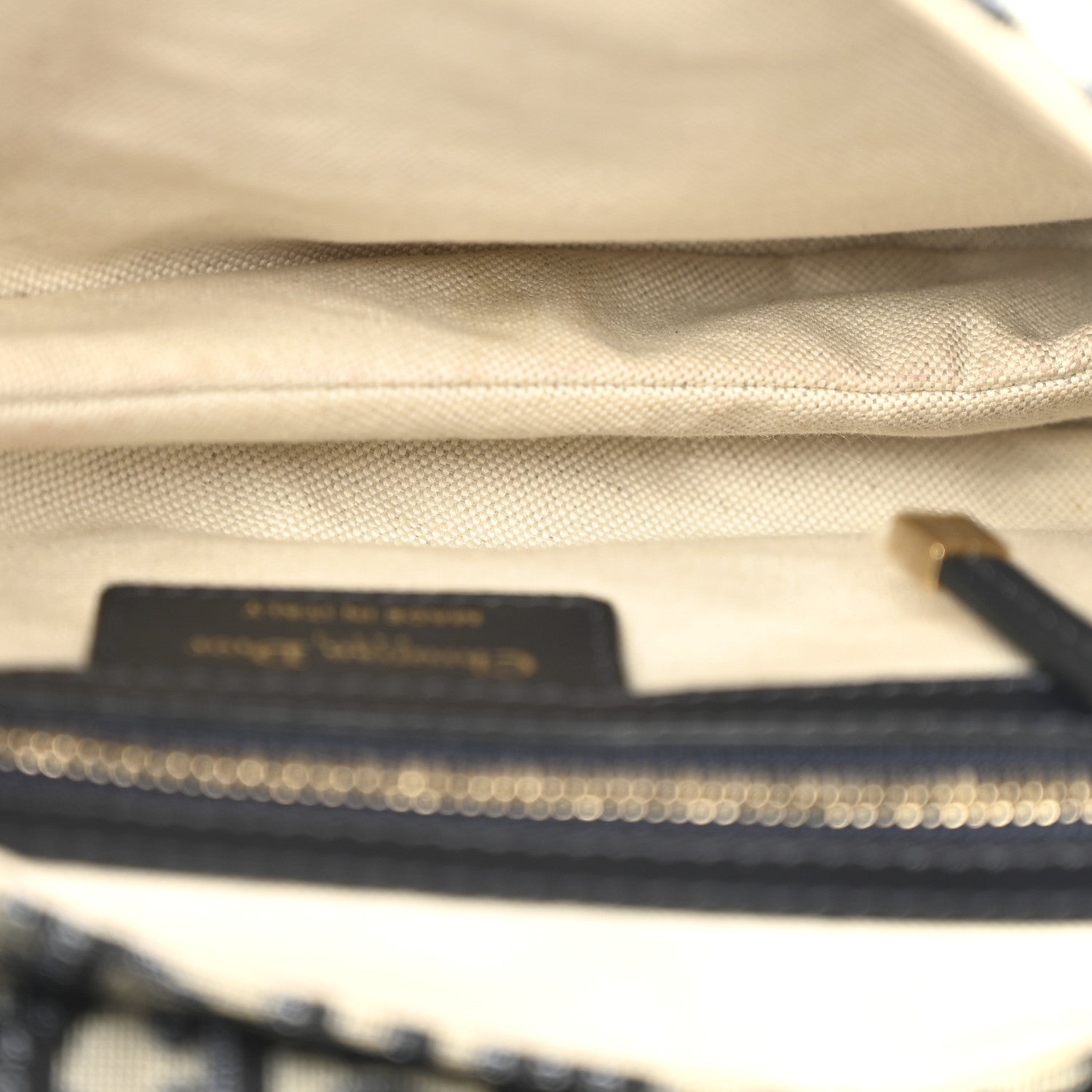 Christian Dior Oblique Saddle Bag Blue 5 of 10