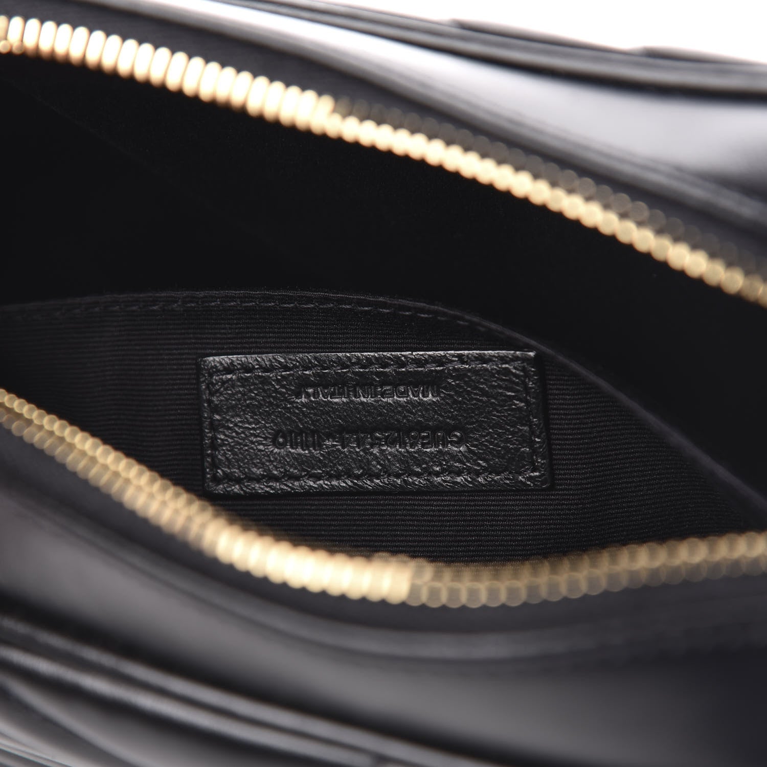 Saint Laurent Calfskin Matelasse Monogram Lou Camera Bag Black 7 of 10