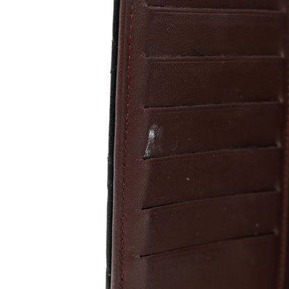 Chanel Lambskin Quilted Large Gusset Flap Wallet Black 9 of 11