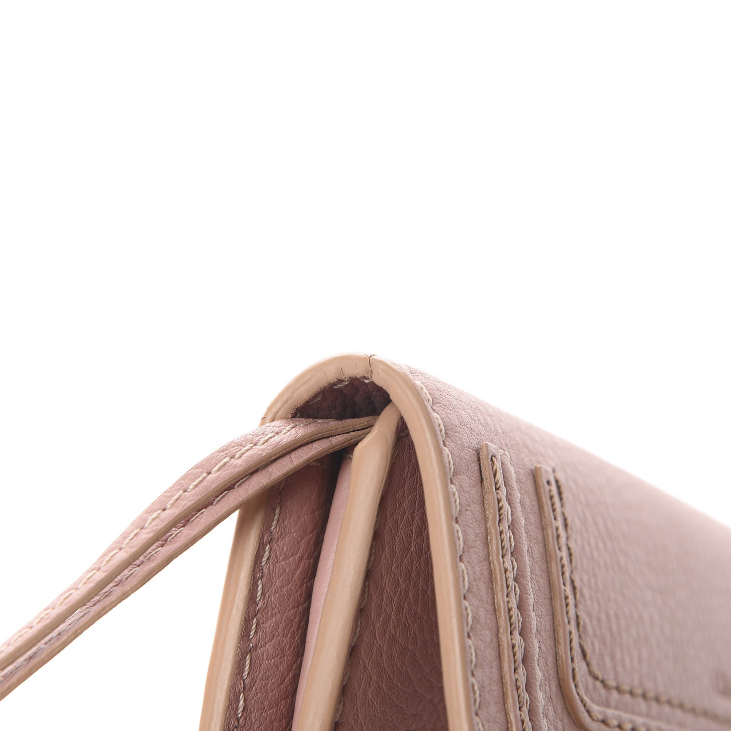 Chloe Calfskin Marcie Long Continental Flap Wallet Fallow Pink 7 of 8