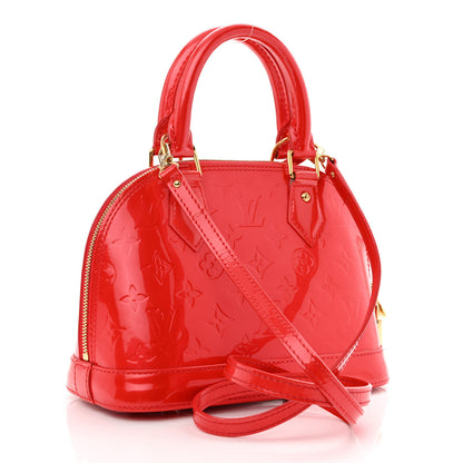Louis Vuitton Vernis Alma BB Rouge Grenadine 2 of 10