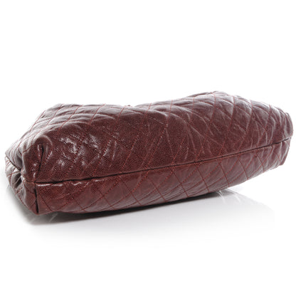 Chanel Caviar Elastic Shopper Tote Bordeaux 4 of 7