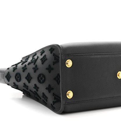 Louis Vuitton Calfskin Monogram Tufting On My Side Black 8 of 9