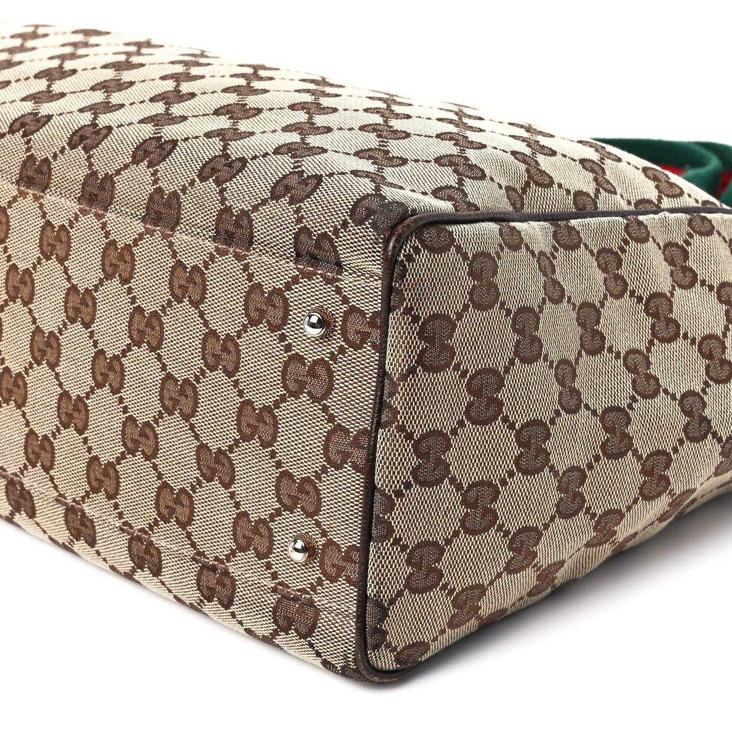 Gucci GG Monogram Web Pop Tote Dark Brown 11 of 11