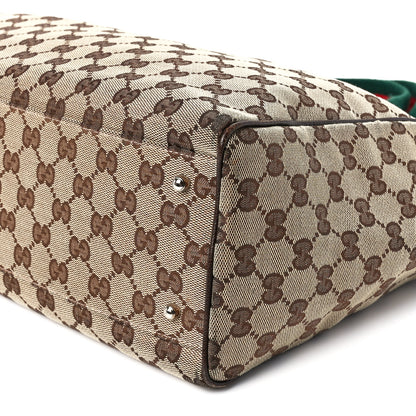 Gucci GG Monogram Web Pop Tote Dark Brown 11 of 11