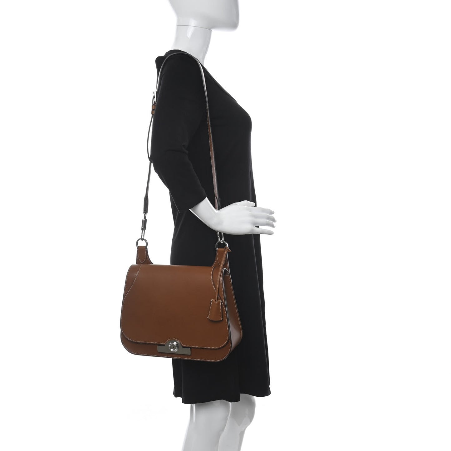 Barenia Rejane Saddle Bag Tan