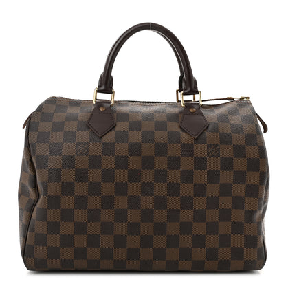Louis Vuitton Damier Ebene Speedy 30 1 of 10