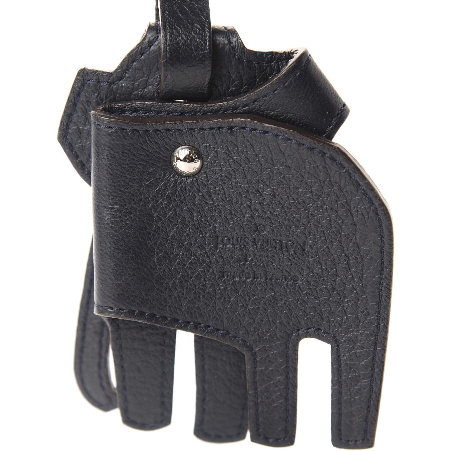 Taiga Elephant Luggage Tag Black
