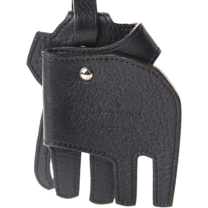 Louis Vuitton Taiga Elephant Luggage Tag Black 3 of 4
