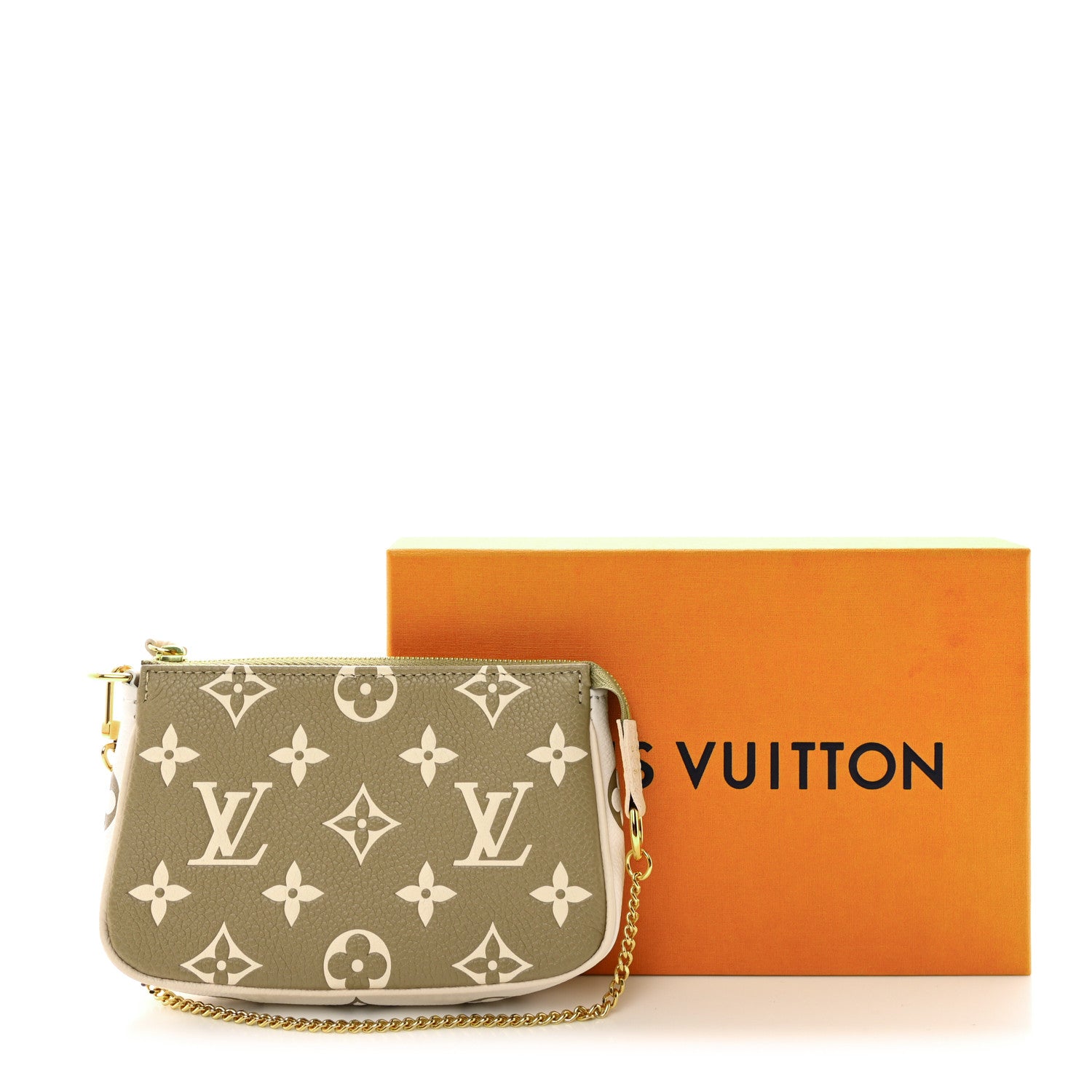 Louis Vuitton Empreinte Spring in the City Mini Pochette Accessories Kaki Beige Cream 7 of 7