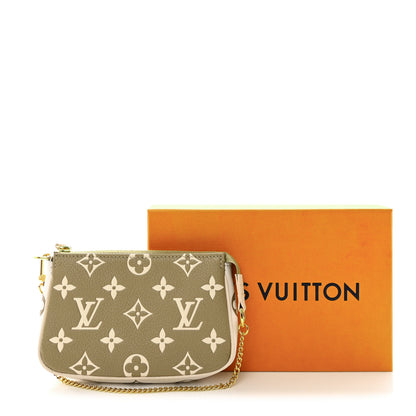 Louis Vuitton Empreinte Spring in the City Mini Pochette Accessories Kaki Beige Cream 7 of 7
