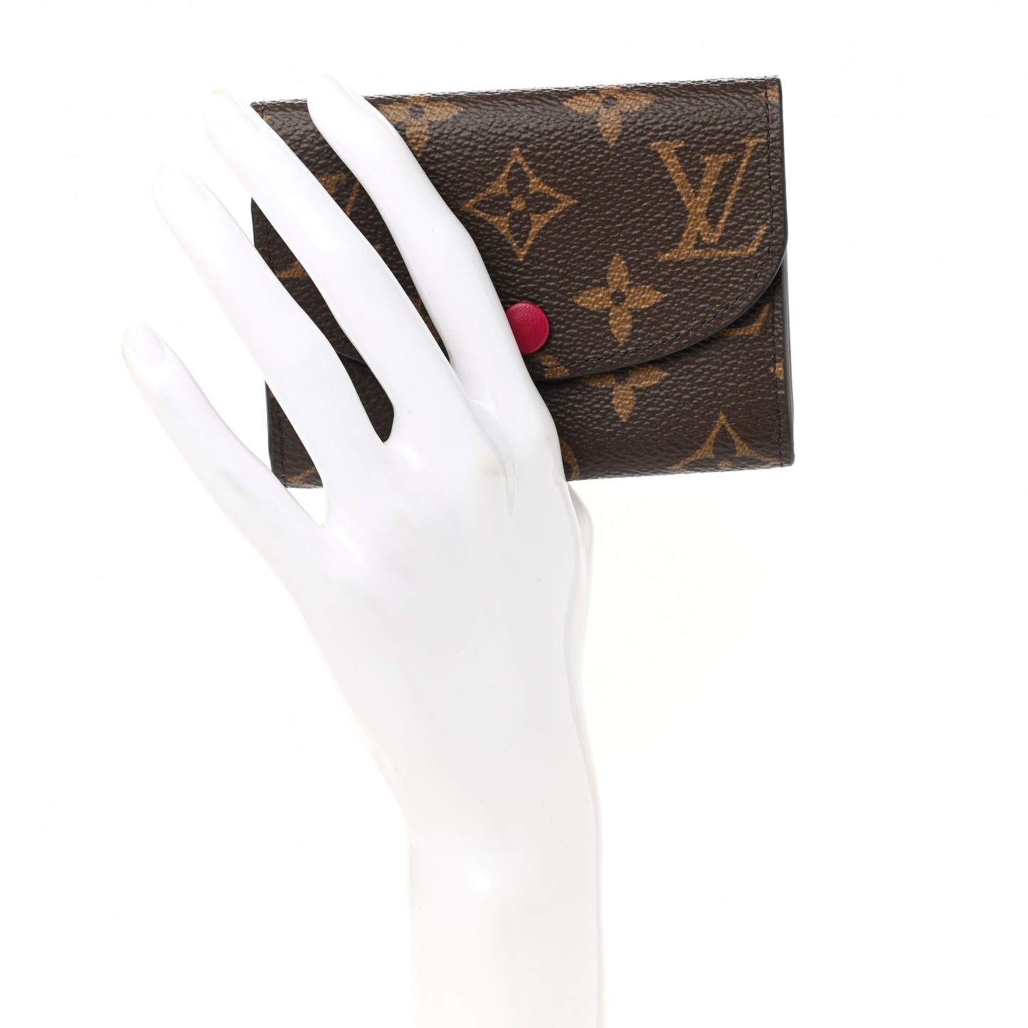 Monogram Rosalie Coin Purse Fuchsia