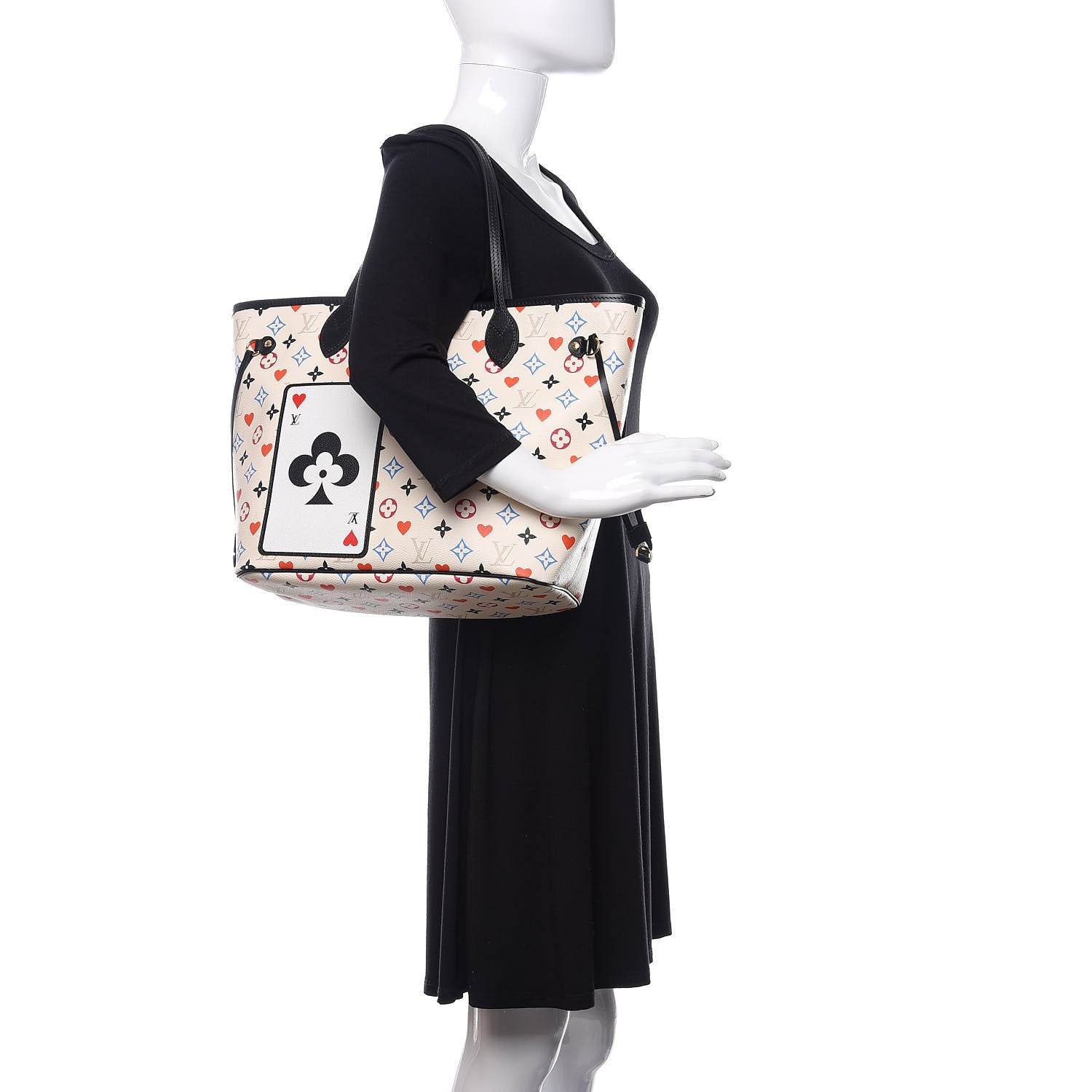 Louis Vuitton Game On Neverfull MM White 2 of 10