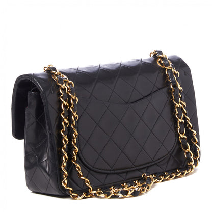 Chanel Lambskin Quilted Small Double Flap Black 2 of 9