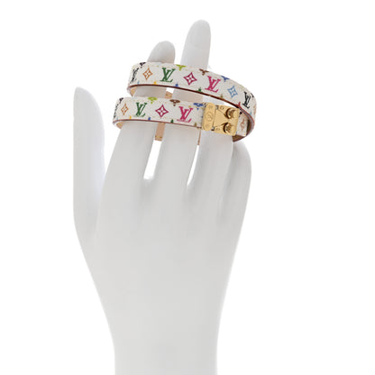 Louis Vuitton LV X TM Monogram Multicolor LV Signature Bracelet 17 White 2 of 7