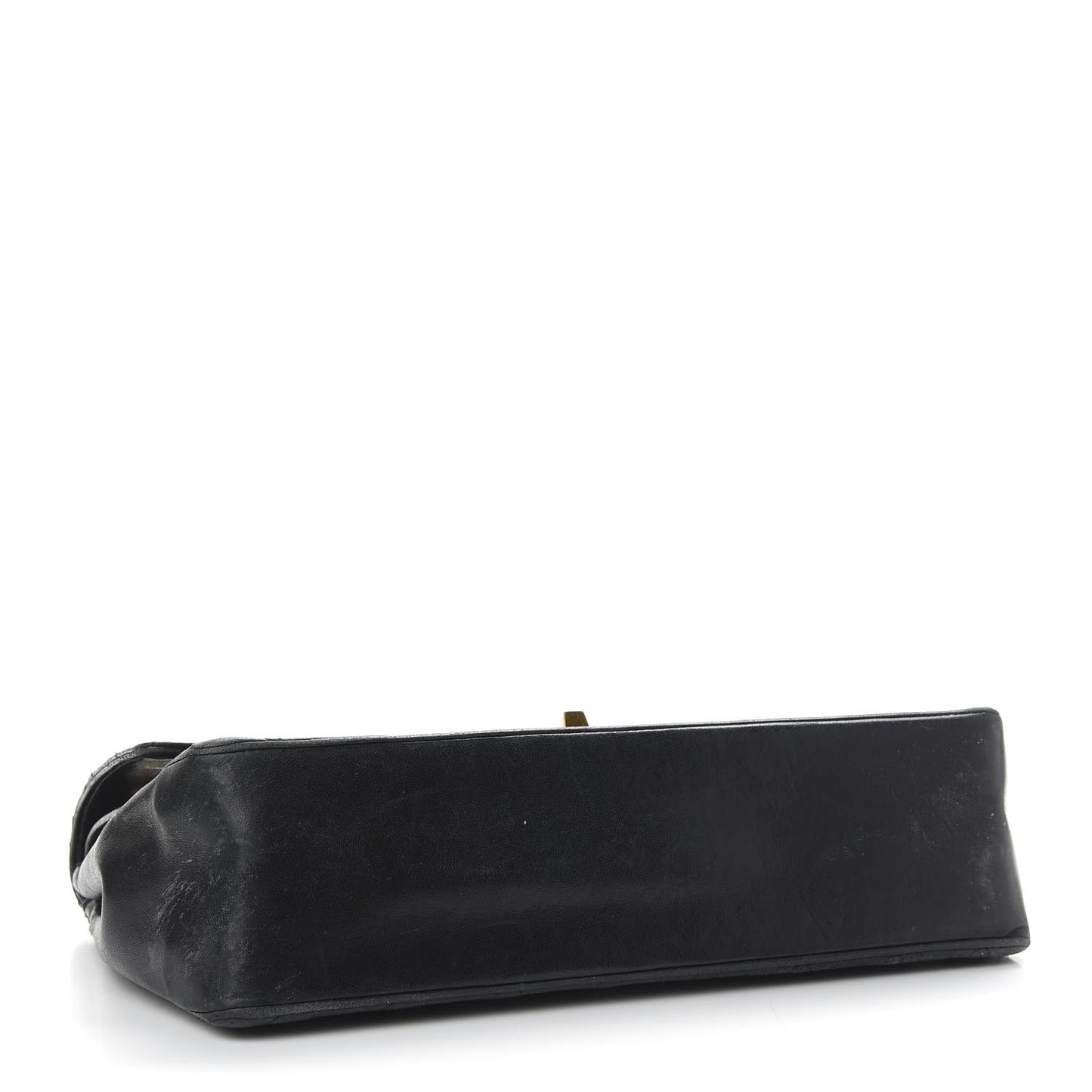 Lambskin Quilted Medium Double Flap Bijoux Chain Black