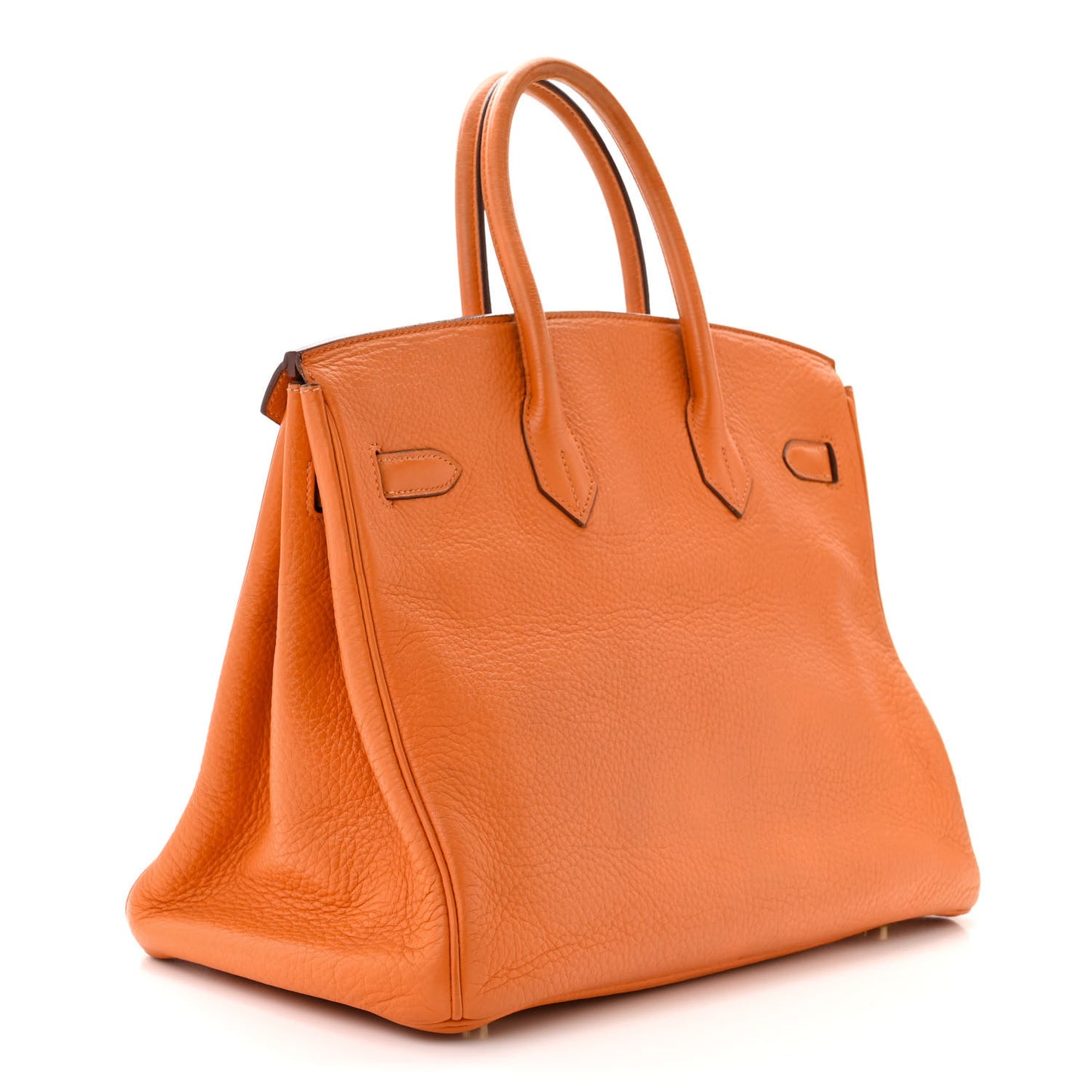 Taurillon Clemence Birkin 35 Orange