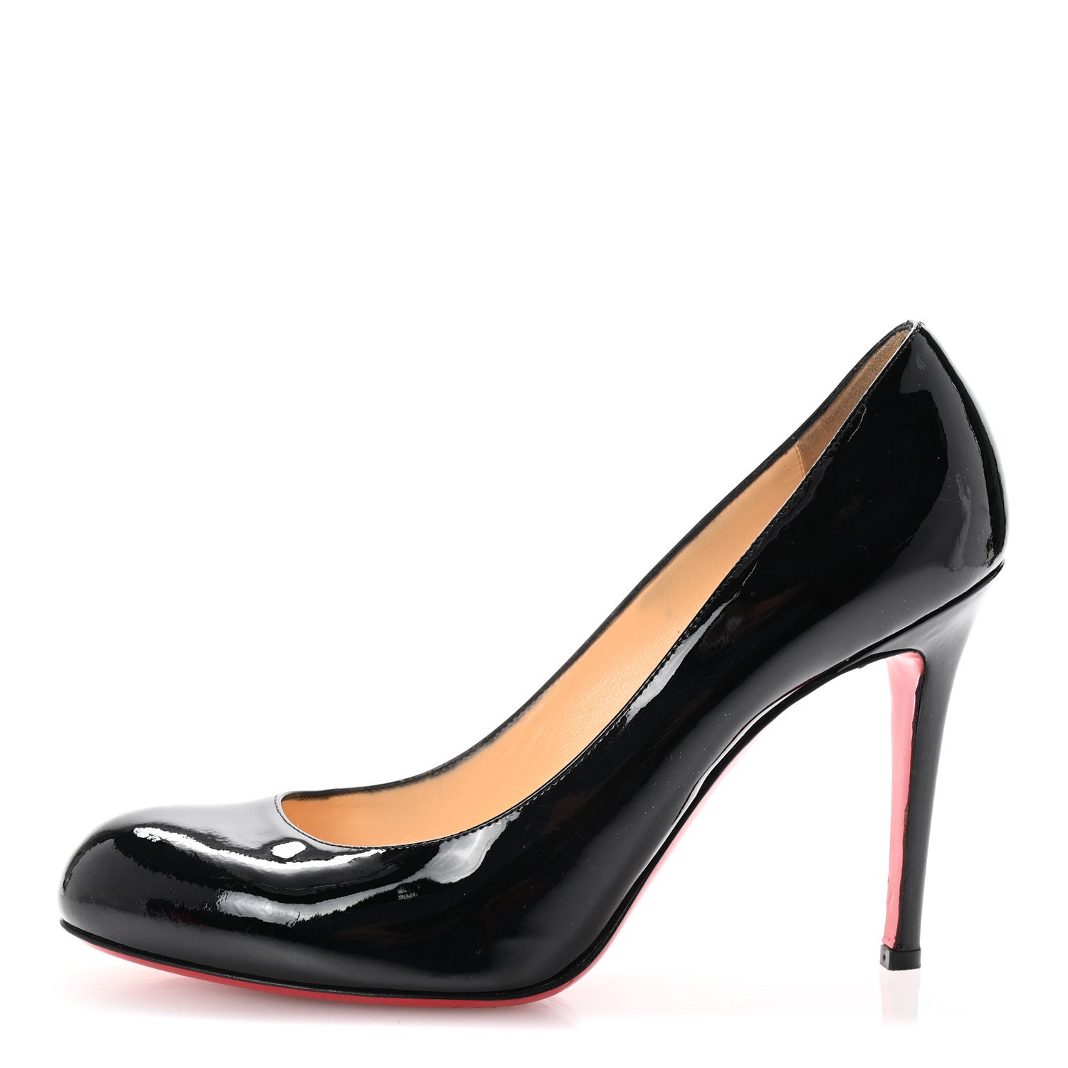 Christian Louboutin Patent New Simple 100 Pumps 39.5 Black 1 of 8