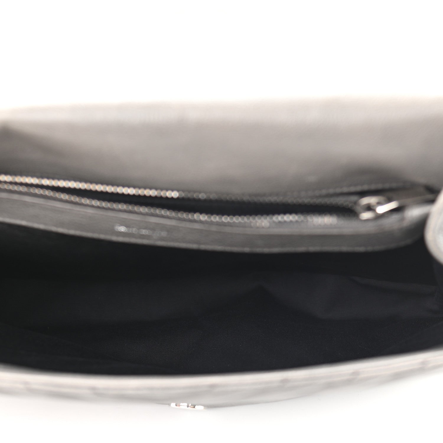 Saint Laurent Matelasse Chevron Monogram Large College Satchel Grey 5 of 9