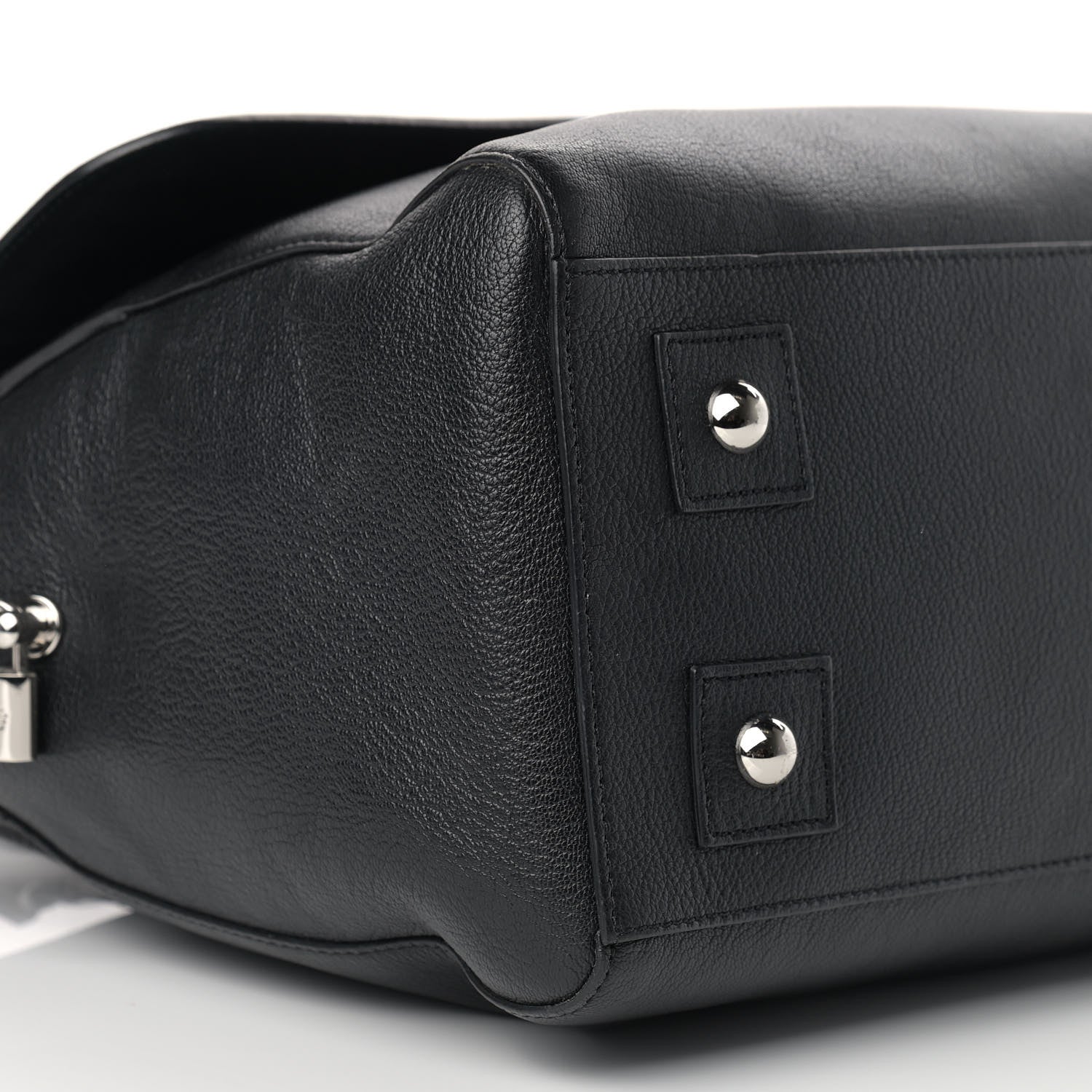 Mulberry Glossy Goatskin Medium Del Rey Satchel Black 9 of 14