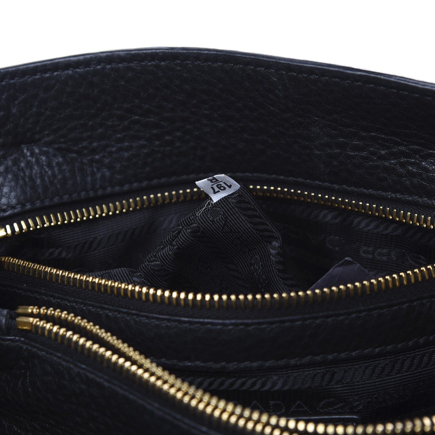 Vitello Daino Tote Black
