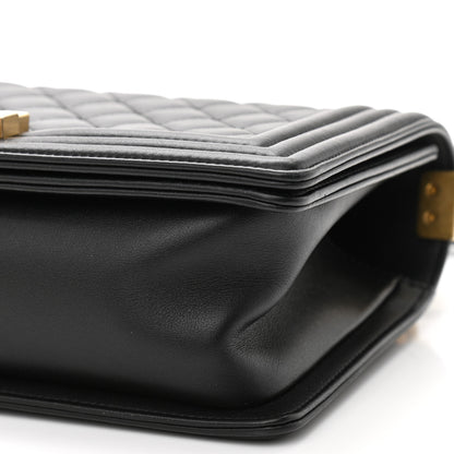 Chanel Lambskin Quilted Medium Boy Flap Black 10 of 10