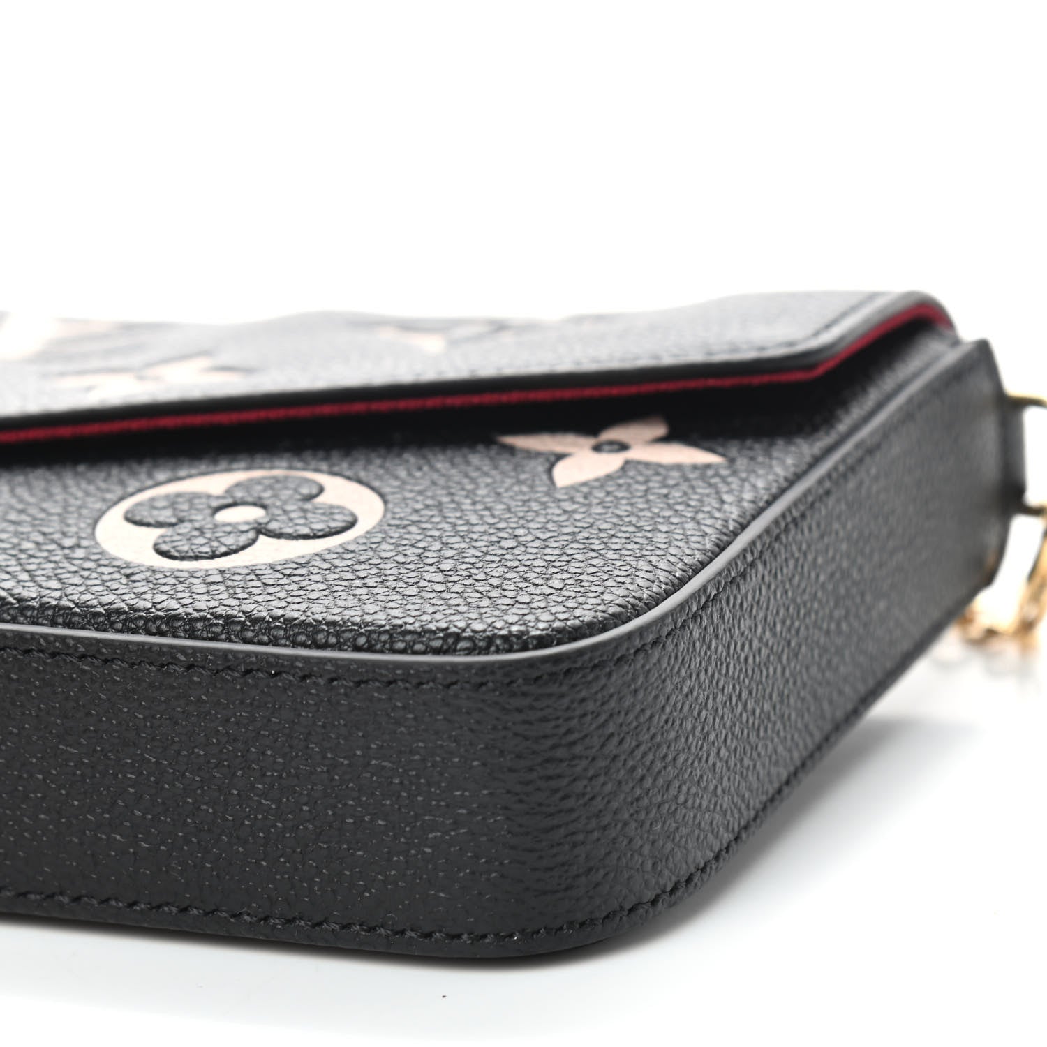 Louis Vuitton Empreinte Monogram Giant Felicie Pochette Black Beige 9 of 9
